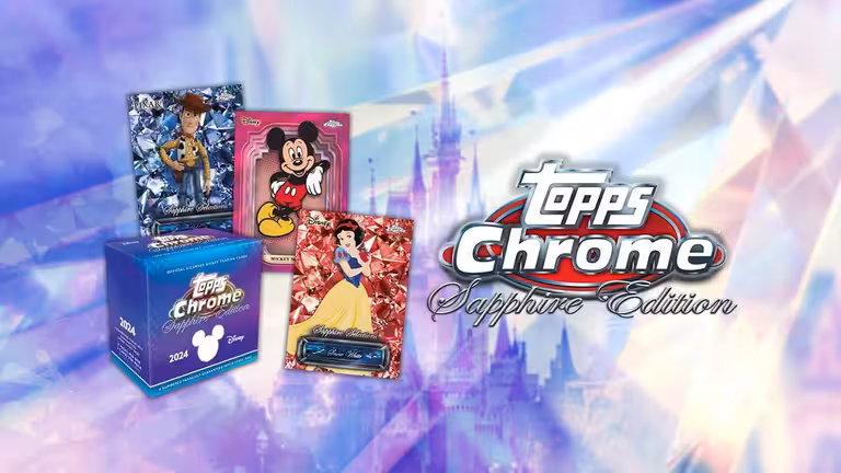2024 TOPPS Chrome Sapphire Edition Disney Trading Cards - Header
