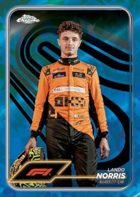 2024 TOPPS Chrome Sapphire Edition Formula 1 Racing Cards - Base Card Lando Norris
