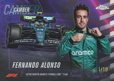2024 TOPPS Chrome Sapphire Edition Formula 1 Racing Cards - Camber Insert Fernando Alonso