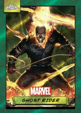 2024 TOPPS Chrome Sapphire Edition Marvel Trading Cards - Base Parallel Ghost Rider