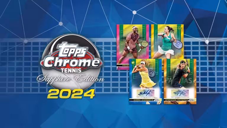 2024 TOPPS Chrome Sapphire Edition Tennis Cards - Header