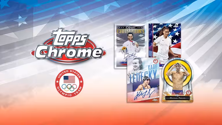 2024 TOPPS Chrome US Olympic & Paralympic Team Hopefuls Sports Cards - Header