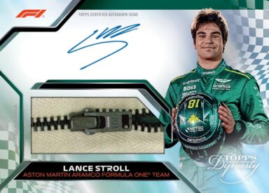 2024 TOPPS Dynasty Formula 1 Racing Cards - Autograph Flag Suit Zipper Card Lance Stroll