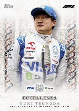2024 TOPPS Eccellenza Formula 1 Racing Cards - Base Card Yuki Tsunoda