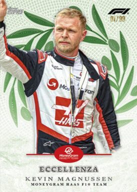 2024 TOPPS Eccellenza Formula 1 Racing Cards - Base Parallel Kevib Magnussen