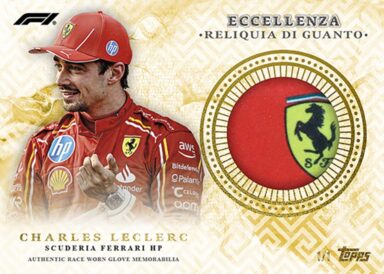 2024 TOPPS Eccellenza Formula 1 Racing Cards - Reliquia di Guanto Charles Leclerc