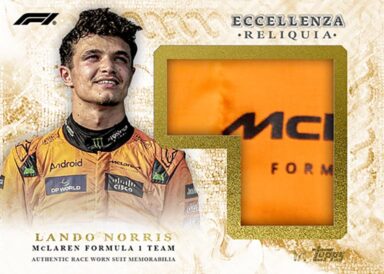 2024 TOPPS Eccellenza Formula 1 Racing Cards - Reliquia Lando Norria