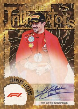 2024 TOPPS Finest Formula 1 Racing Cards - Intimidators Autograph Card Charles Leclerc