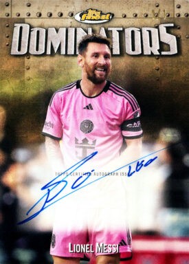 2024 TOPPS Finest Major League Soccer Cards - Finest Dominators Autograph Card Lionel Messi