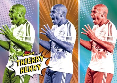 2024 TOPPS Finest Major League Soccer Cards - Pop Art Insert Card Thierry Henry