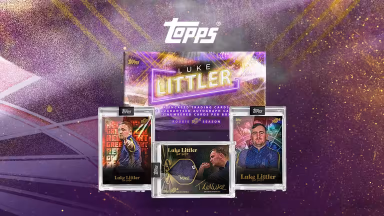 2024 TOPPS Luke Littler Rookie Season Darts Cards - Header