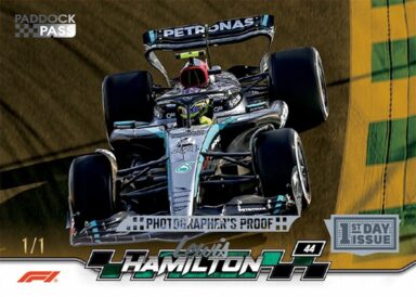 2024 TOPPS Paddock Pass Formula 1 Racing Cards - Base Parallel Lewis Hamilton
