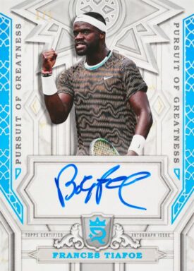 2024 TOPPS Royalty Collection Tennis Cards - Pursuit of Greatness Autograph Card Frances Tiafoe
