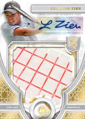 2024 TOPPS Royalty Collection Tennis Cards - Rookie Relic Autograph Card Learner Tien