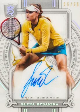 2024 TOPPS Royalty Collection Tennis Cards - The Time is now Autograph Card Elena Rybakina