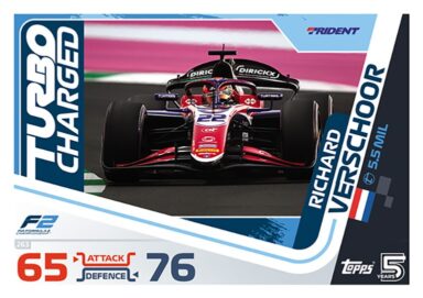 Topps F1 Turbo Attax 2024 Trading Card Game - F2 Turbo Charged Richard Verschoor