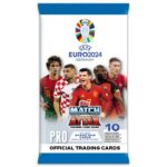 TOPPS UEFA Euro 2024 Match Attax Trading Card Game - Premium Pro Booster Pack