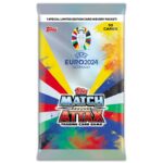 TOPPS UEFA Euro 2024 Match Attax Trading Card Game - Premium Pro Booster Pack