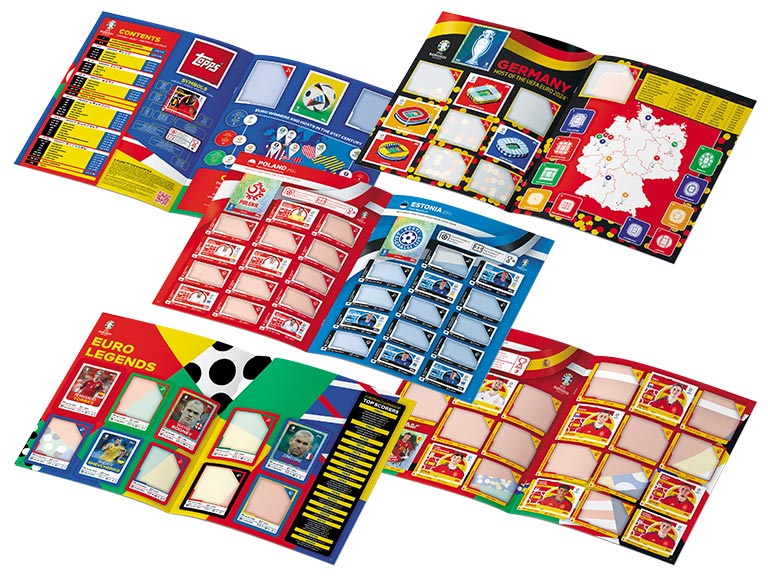 TOPPS UEFA Euro 2024 Sticker - Album innen