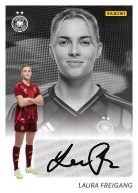 2025 PANINI DFB-Frauen Team-Set Soccer Cards - Base Autograph Card Laura Freigang