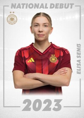 2025 PANINI DFB-Frauen Team-Set Soccer Cards - National Debut Insert Card Elisa Senß