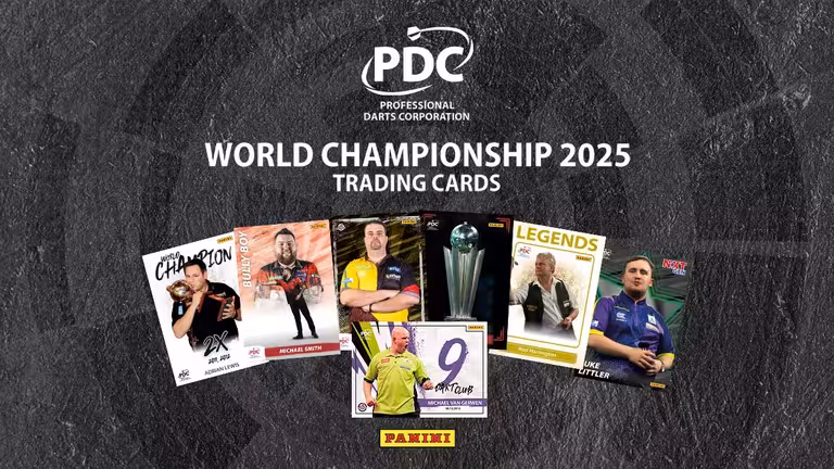 2025 PANINI PDC World Championship Darts Cards - Header