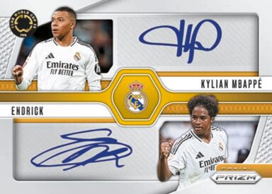2025 PANINI Prizm FIFA World Cup Soccer Cards - Dual Signature Card Kylian Mbappé / Endrick