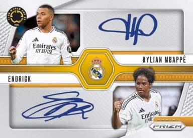2025 PANINI Prizm FIFA World Cup Soccer Cards - Dual Signature Card Kylian Mbappé / Endrick