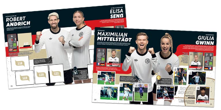 PANINI DFB 2025 - 125 Jahre Fußballgeschichte Sticker - Albumpreview
