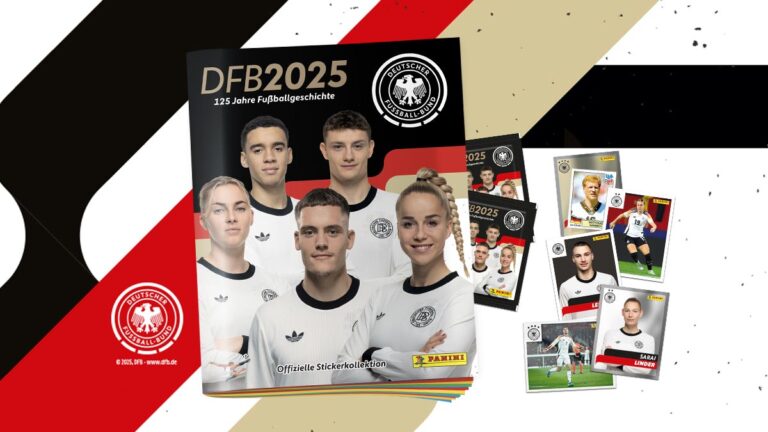 PANINI DFB 2025 - 125 Jahre Fußballgeschichte Sticker - Header