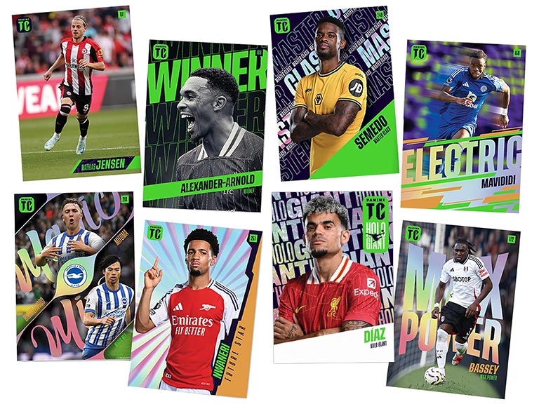 PANINI Premier League Top Class 2025 Soccer Cards - Cards Preview