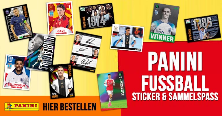 PANINI Fußball Sticker & Cards 2024 - Banner 768x401