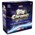 2025 TOPPS Chrome Sapphire Edition Marvel Studios Trading Cards Hobby Box