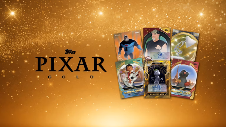 2025 TOPPS Pixar Gold Trading Cards - Header