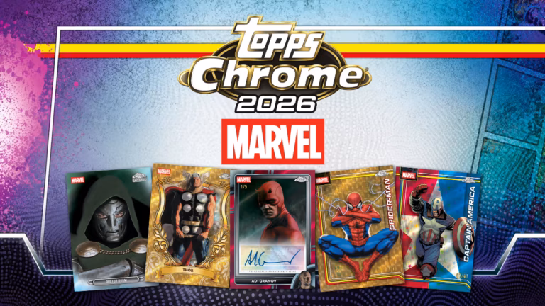 2026 TOPPS Chrome Marvel Comics Trading Cards - Header