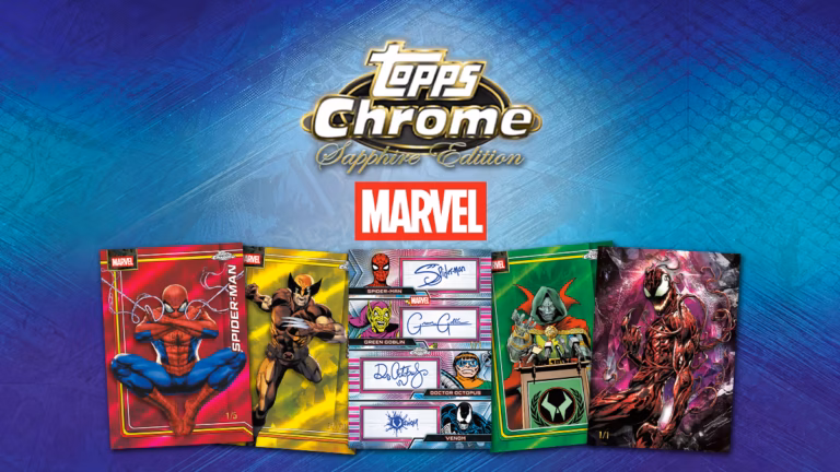 2026 TOPPS Chrome Sapphire Edition Marvel Comics Trading Cards - Header