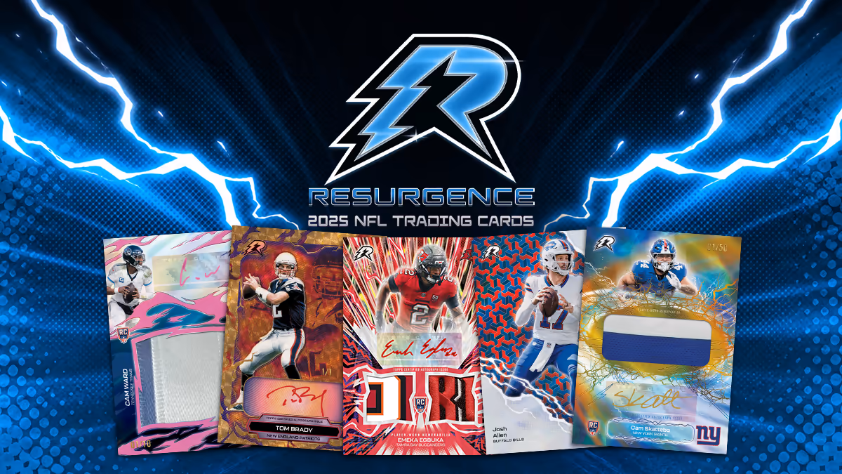 2025 TOPPS Resurgence NFL Football Cards - Header
