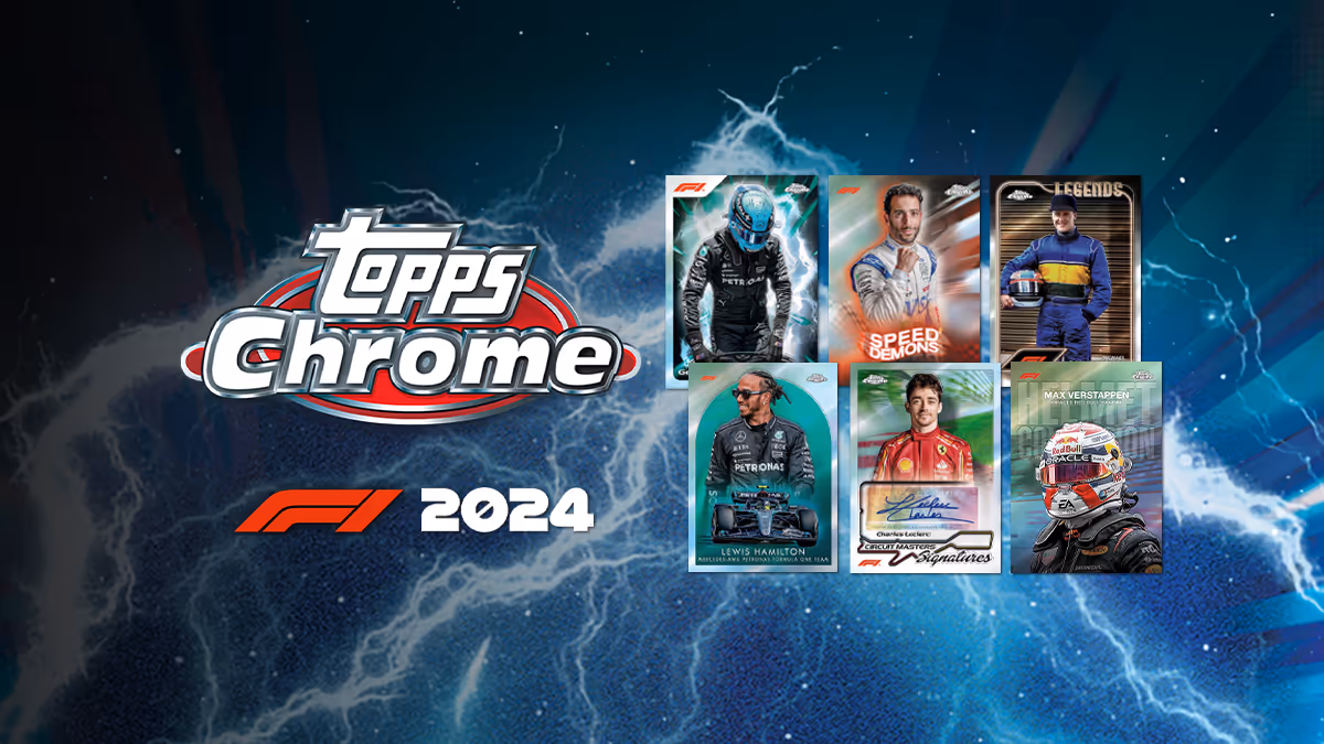 2024 TOPPS Chrome Formula 1 Racing Cards - Header