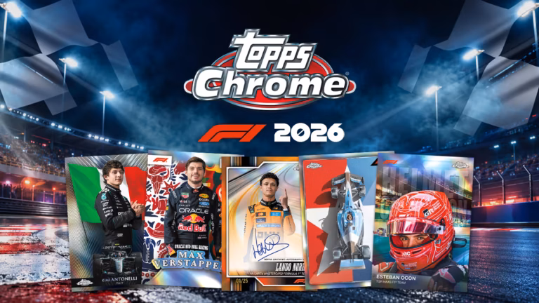 2026 TOPPS Chrome Formula 1 Racing Cards - Header