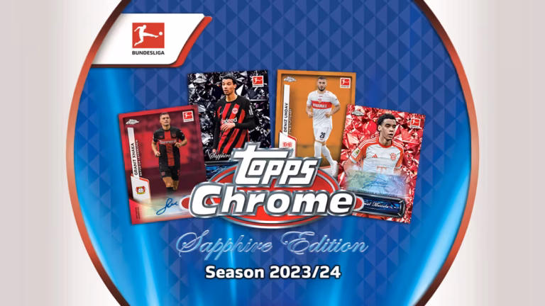 2023-24 TOPPS Chrome Sapphire Edition Bundesliga Soccer Cards - Header