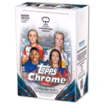 2023-24 TOPPS Chrome UEFA Women’s Champions League Soccer Cards Blaster Box