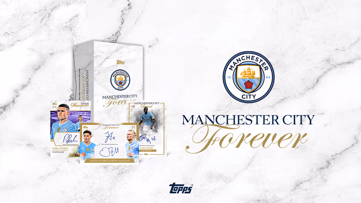 2023-24 TOPPS Forever Manchester City Soccer Cards - Header