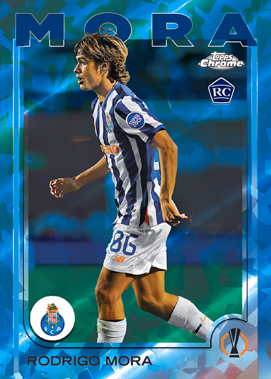2024-25 TOPPS Chrome Sapphire Edition UEFA Club Competitions Soccer Cards - Base Card - Rodrigo Mora