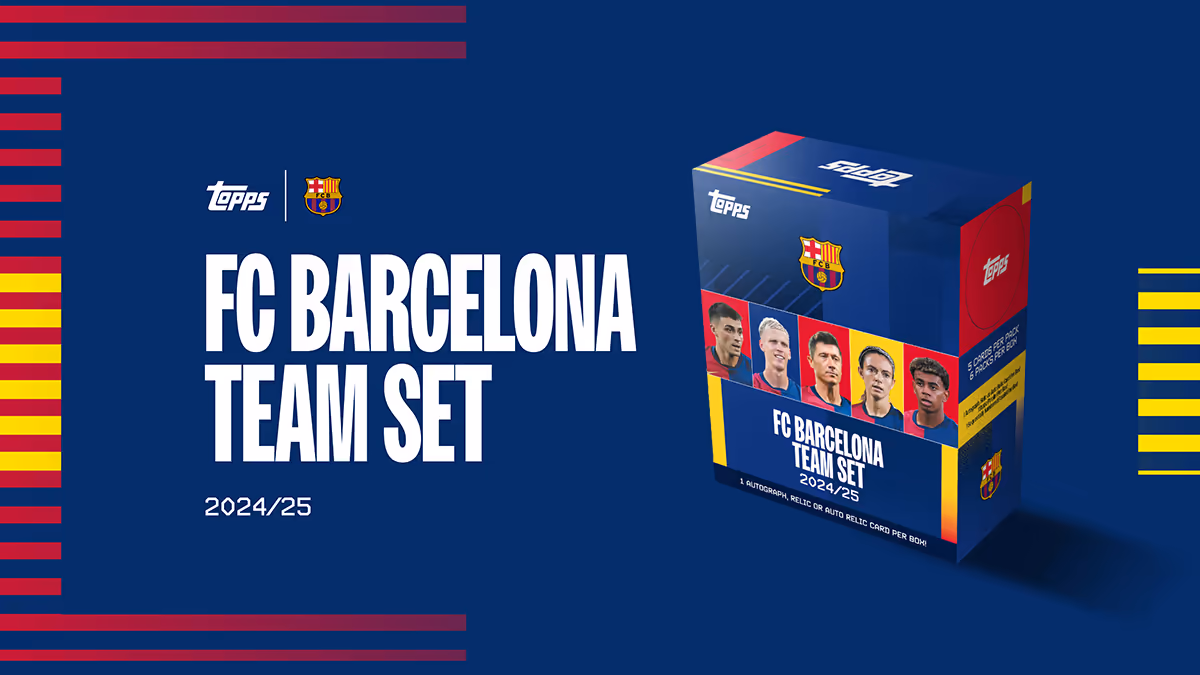 2024-25 TOPPS FC Barcelona Official Team Set Soccer - Header