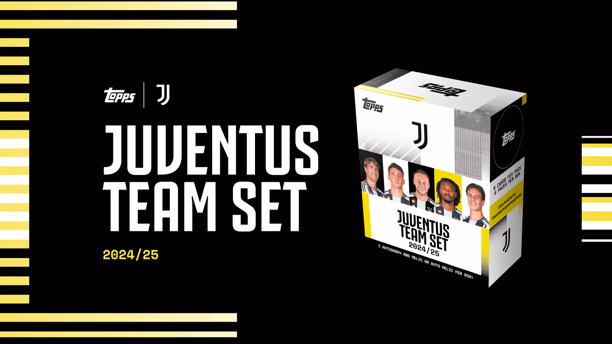 2024-25 TOPPS Juventus Official Team Set Soccer Cards - Header