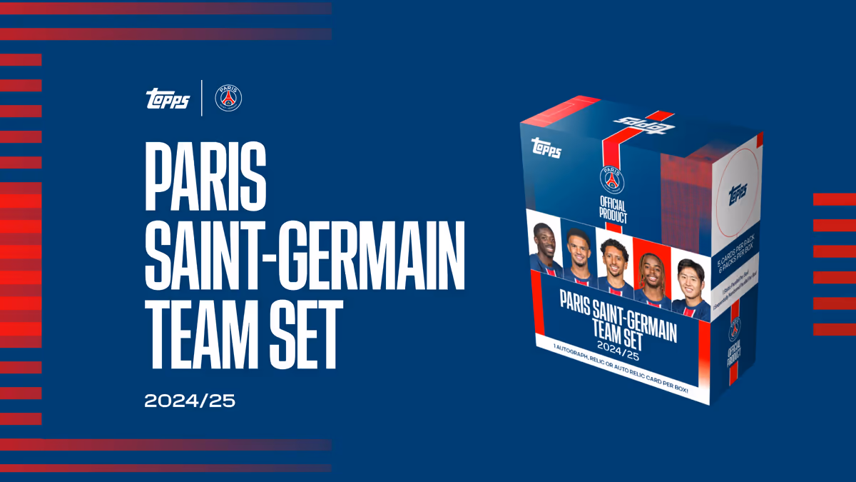 2024-25 TOPPS Paris-Saint-Germain Official Team Set Soccer Cards - Header