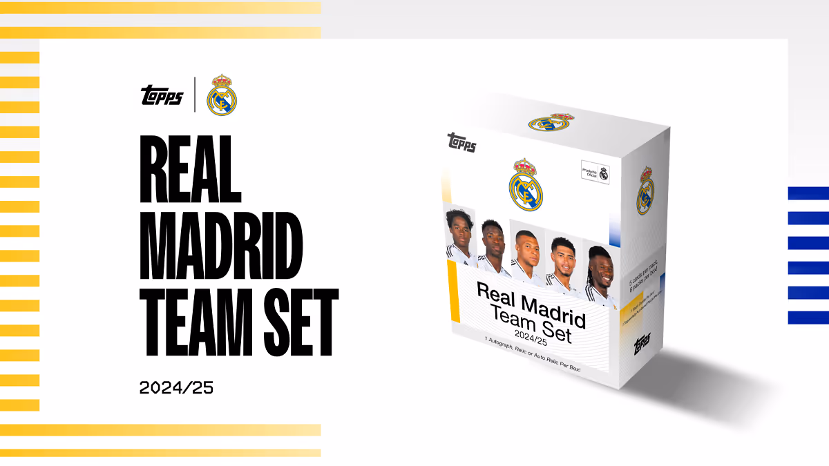 2024-25 TOPPS Real Madrid C.F. Official Team Set Soccer Cards - Header