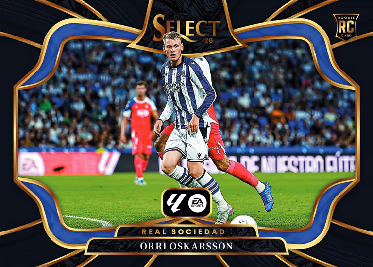 2025-26 PANINI Select LaLiga Soccer Cards - Field Level Base Card Black Parallel - Orri Oskarsson