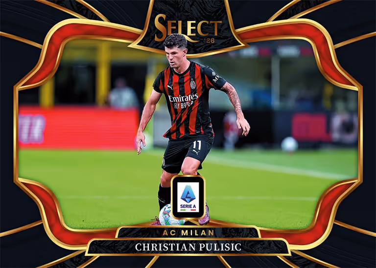 2025-26 PANINI Select Serie A Soccer Cards - Field Level Base Card Black Parallel - Christian Pulisic