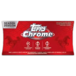2025-26 TOPPS Chrome UEFA Club Competitions Soccer Cards Hongbao Box